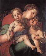 Jacopo Pontormo Madonna and Child with the Young St John oil painting on canvas